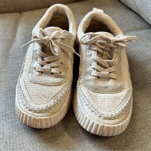 Dolce Vita Dolen Sneakers Sandstone Knit Women’s 9 M